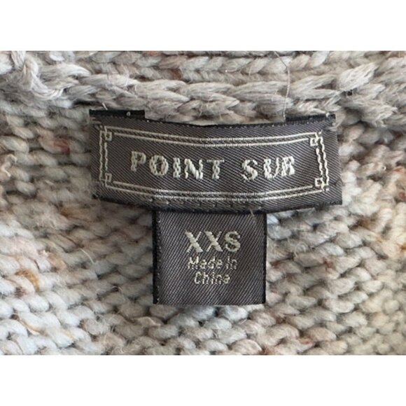 Point Sur J.Crew V-Neck Button Up Long Sleeve Cardigan Pockets Women's XXS - Picture 7 of 11